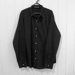 Frank & Eileen NWOT  Button Up Shirt Mens Size XL Black
